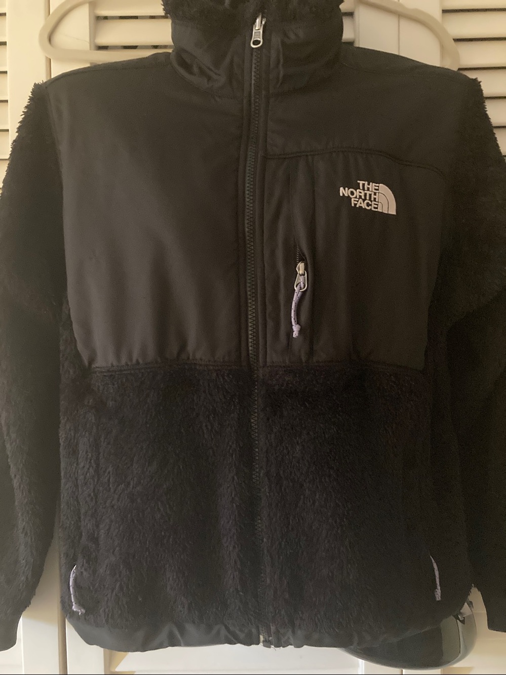 The North Face Black 2-Tone Fleece & Nylon Jacket Summit Series Sz SP